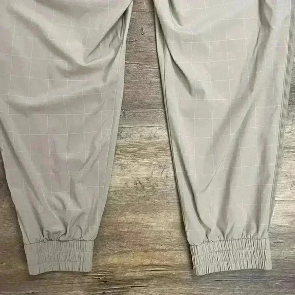 Athleta Brooklyn Textured Jogger Women's Size 18 Retro Windowpane Pull On Pants - Picture 8 of 14